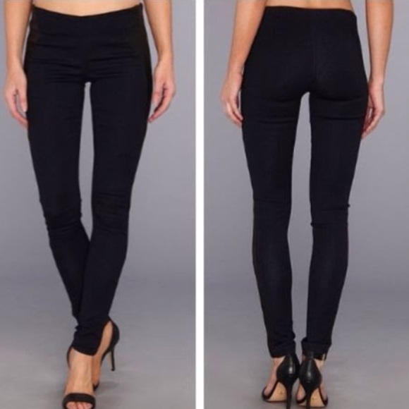 black formal skinny trousers